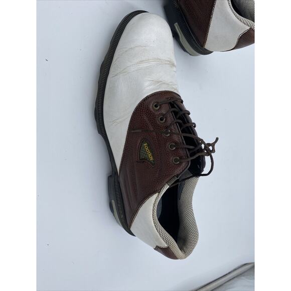 FootJoy DryJoys Tour Golf Saddle Leather Men’s Sz 9 W Opti Flex 2 Golf #59961 main image 13